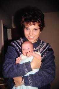 Judy Baar Topinka and baby Joe