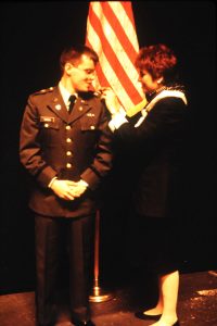 Judy Baar Topinka with soldier son Joe